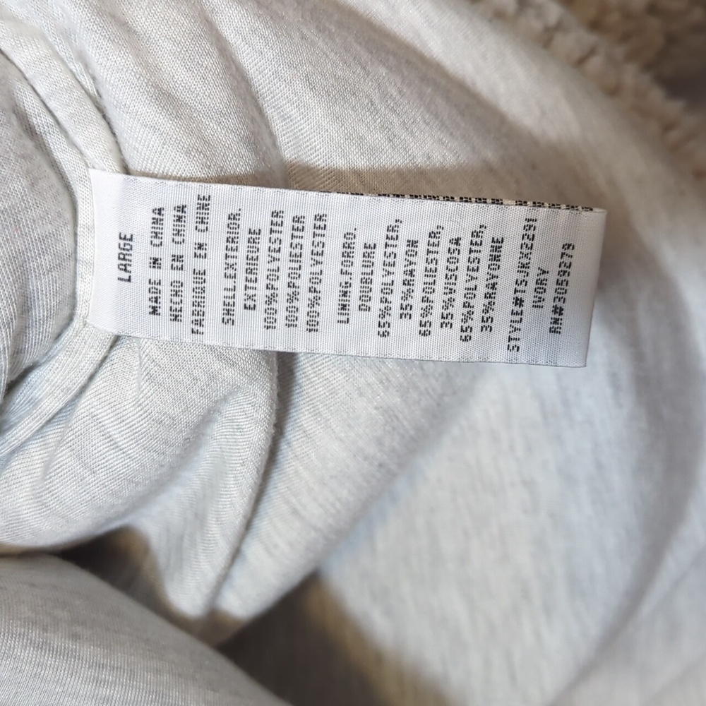Thread and Supply Wubby Fleece Quarter Zip Soft Fuzzy Faux Fur Cozy Pullover Lar - Picture 8 of 16